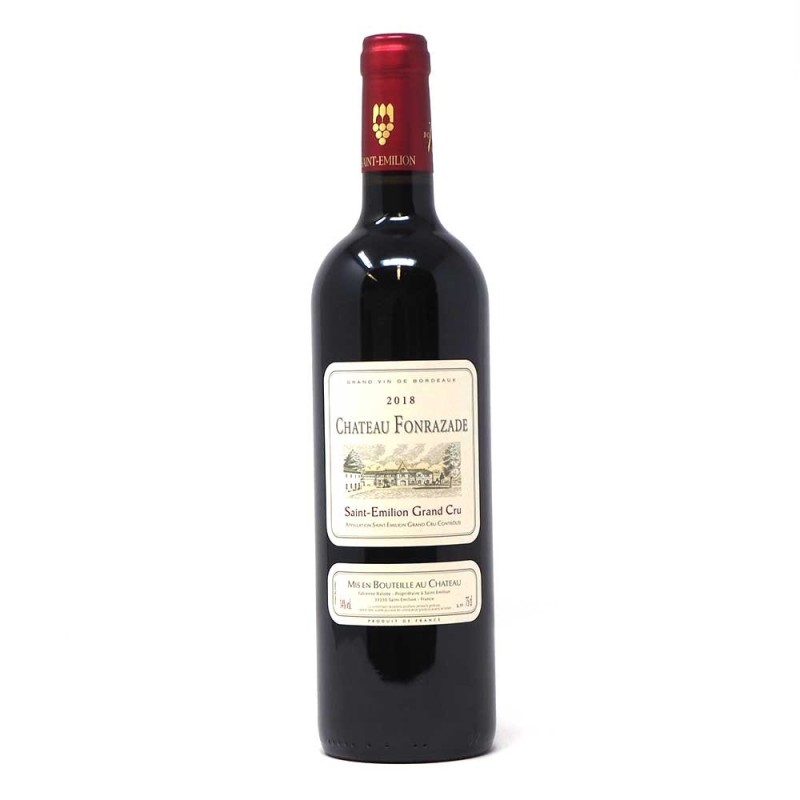 Chateau Fonrazade Saint Emilion Grand Cru 2018